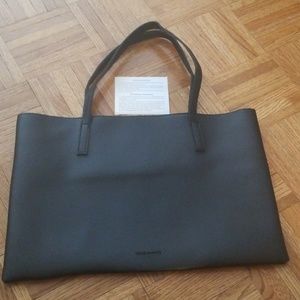 Black Vince Camuto leather tote bag
